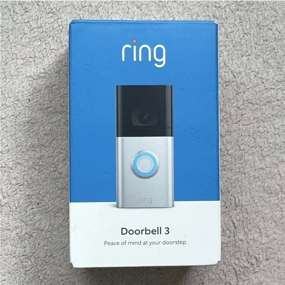 NEW Ring Video Doorbell 3 Front Door Security Camera-Video/Photo Device-NIB-NWT